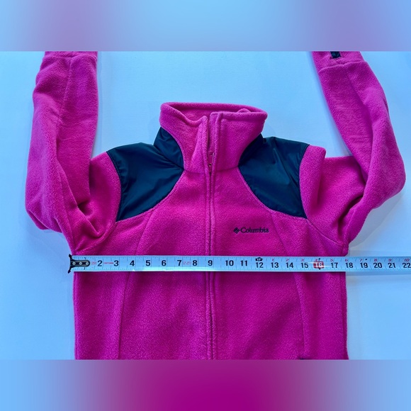 Columbia Women's Fuchsia and Black Jacket Pockets Barbie - Picture 7 of 12